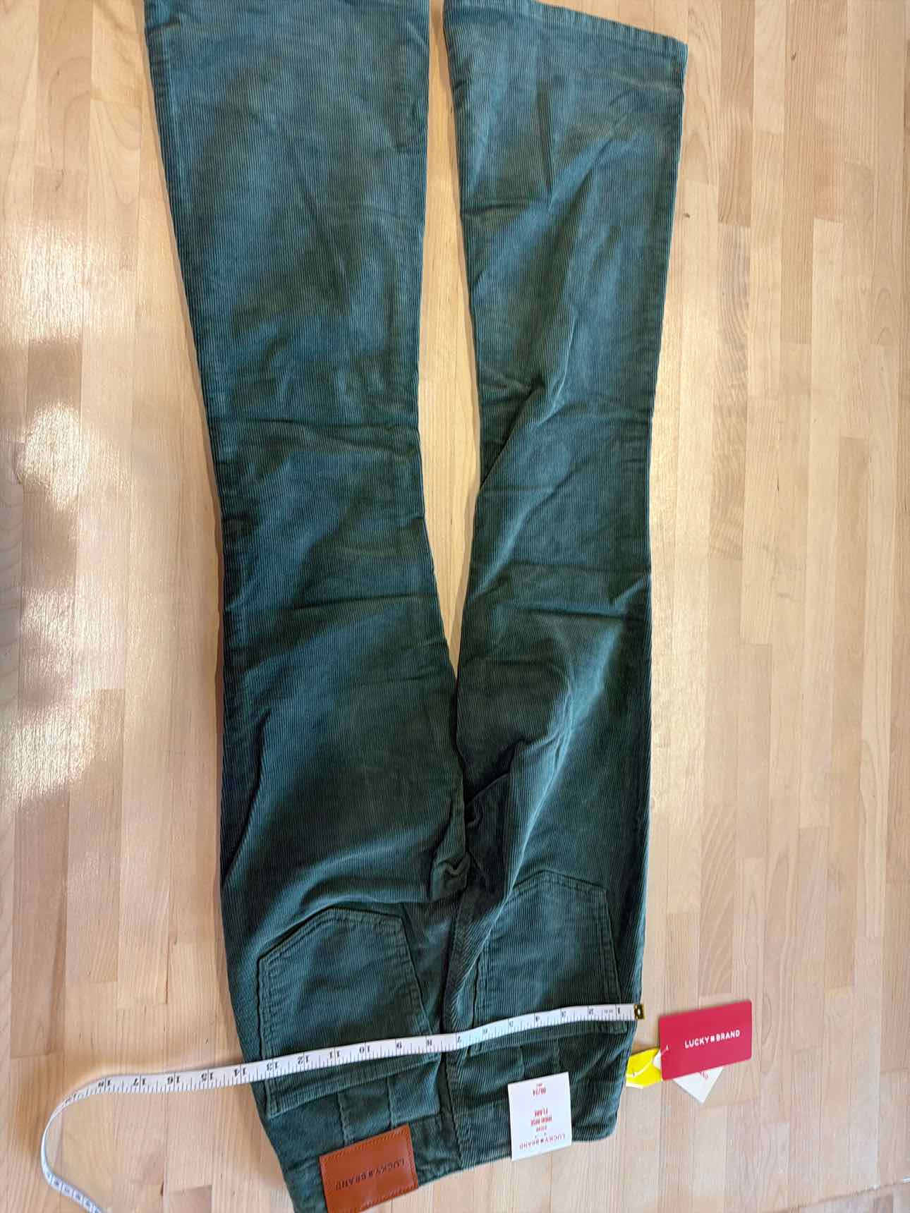 Lucky Brand Size 00 Green New Pants