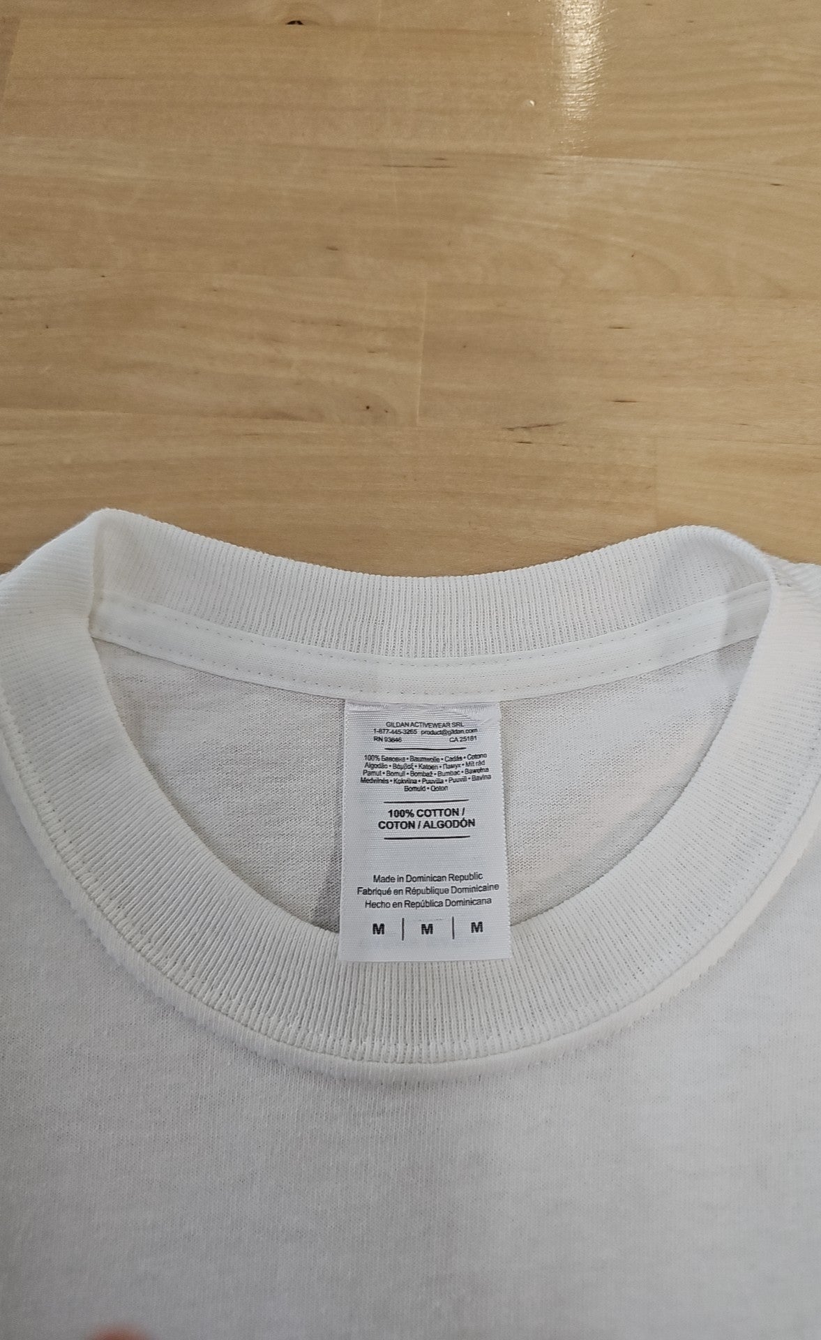 Gildan Men's Size M White MENS T-shirt