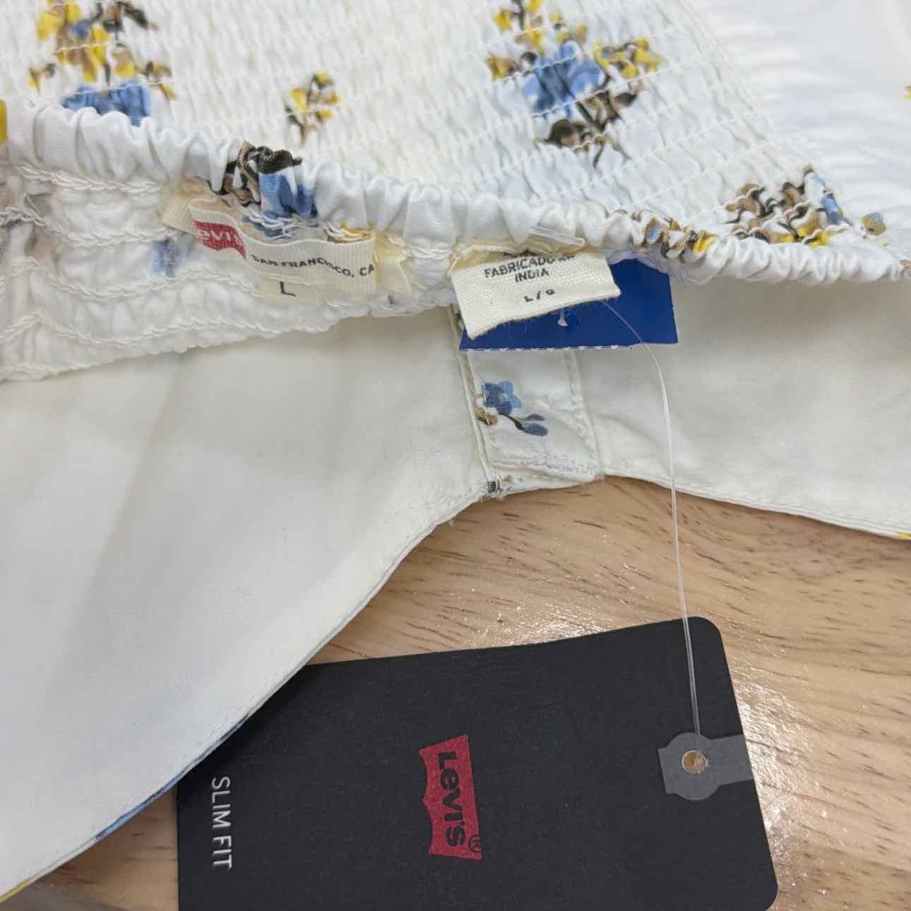 Levi's Size L White New Tank