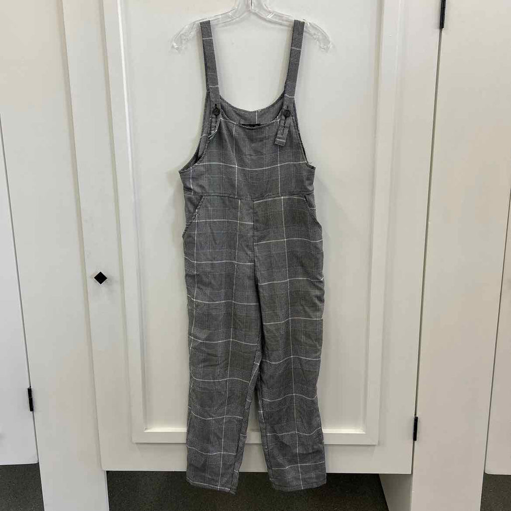 Cotton On Size M Black/White Preloved Overalls