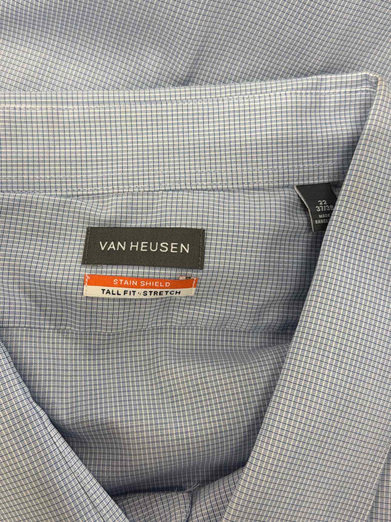 Van Heusen Men's Big & Tall Classic/Regular-Fit Stain Shield Performance Stretch