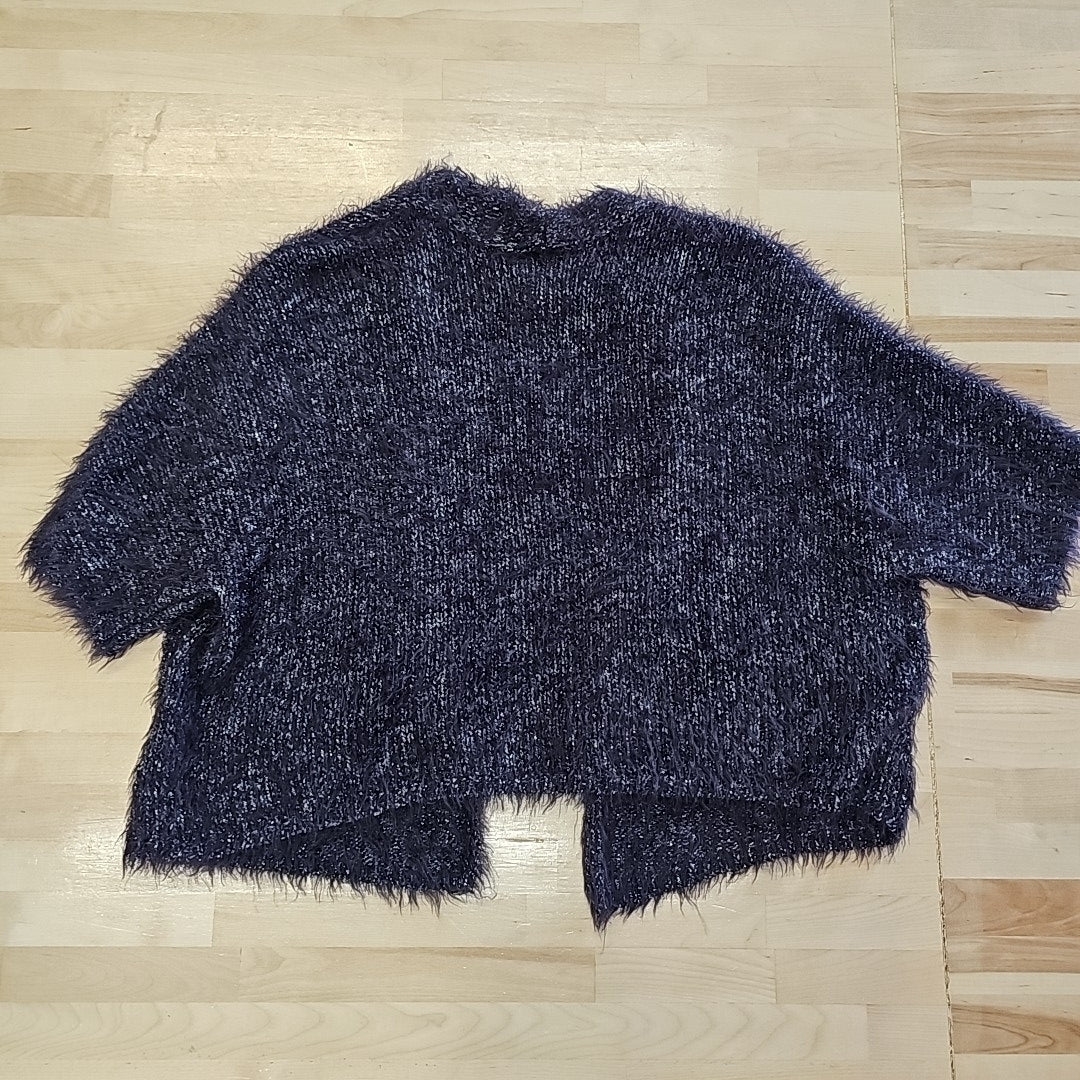 Chico's Size 1 (8) Purple bolaro jacket Sweater