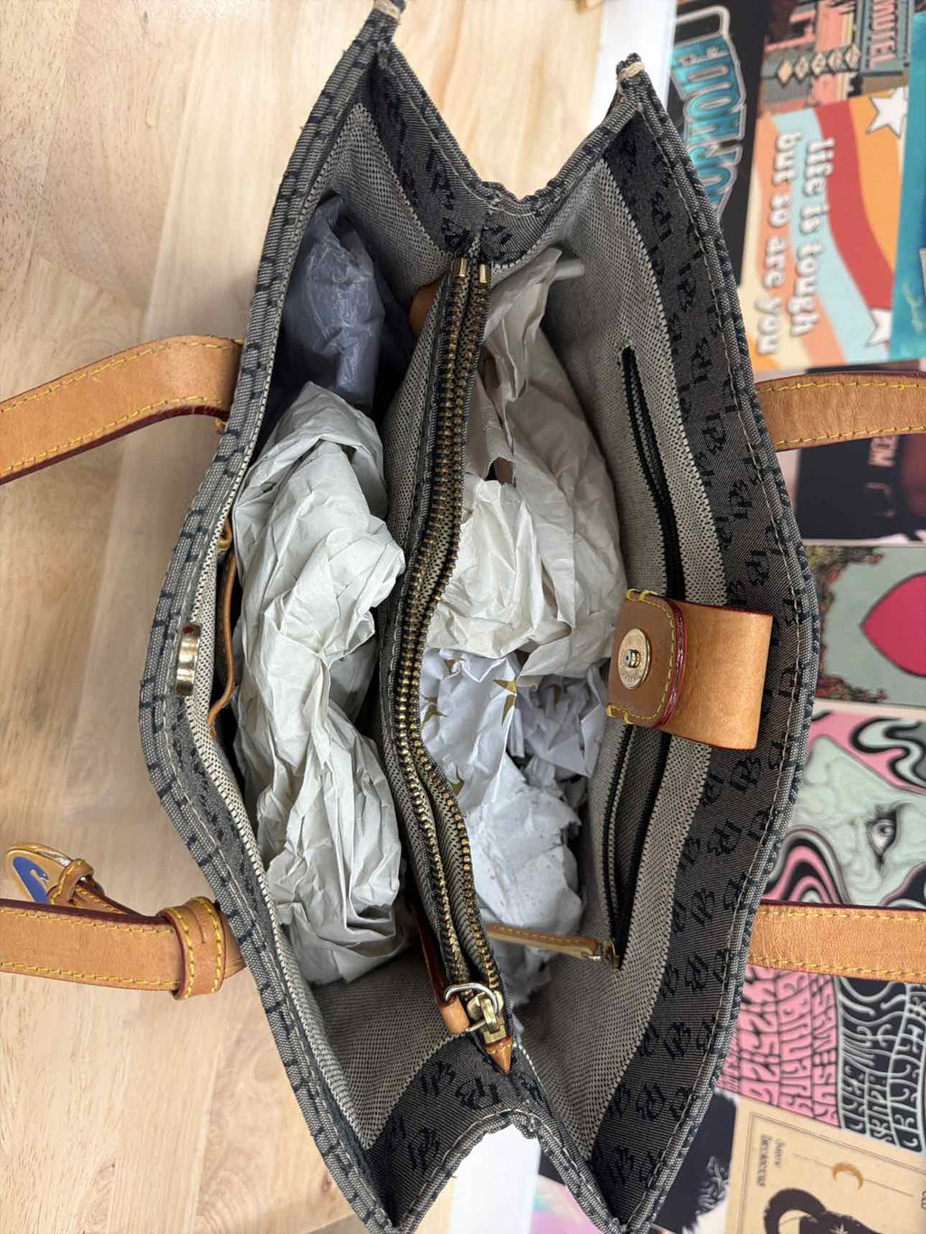 Dooney & Bourke Black Tote Purse