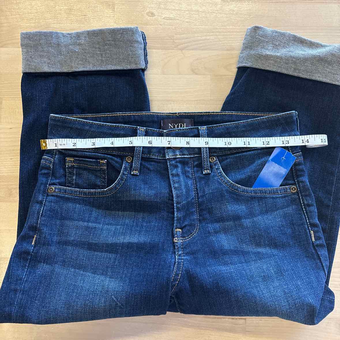 NYDJ Size 00 Blue Capris