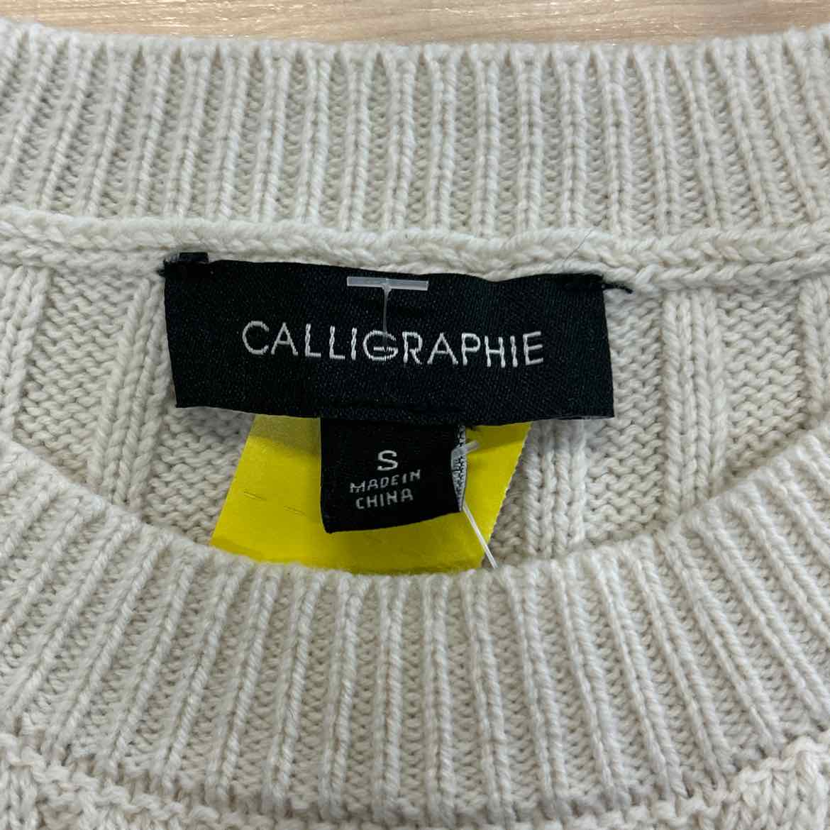 Calligraphie Size S Tan Sweater