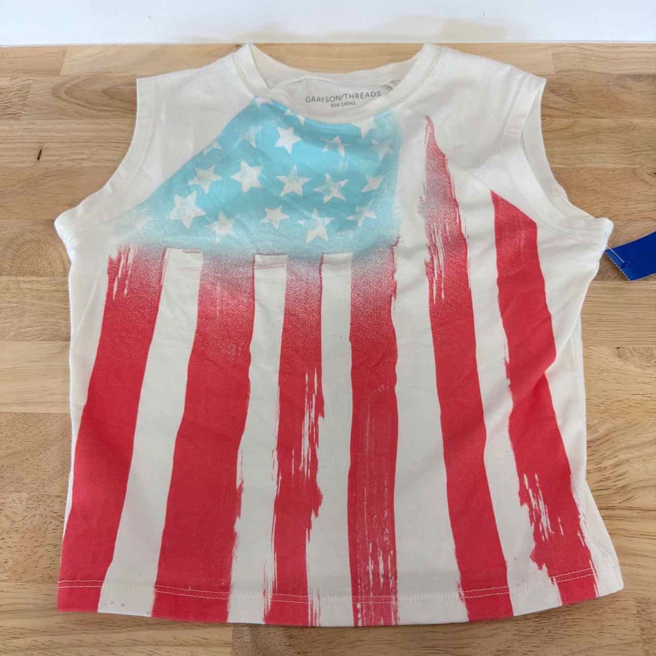 Grayson Threads Size S Flag-Print T-Shir