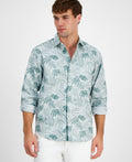 Tommy Bahama Men's Digital Palms Regular-Fit Printed Button-Down Shirt