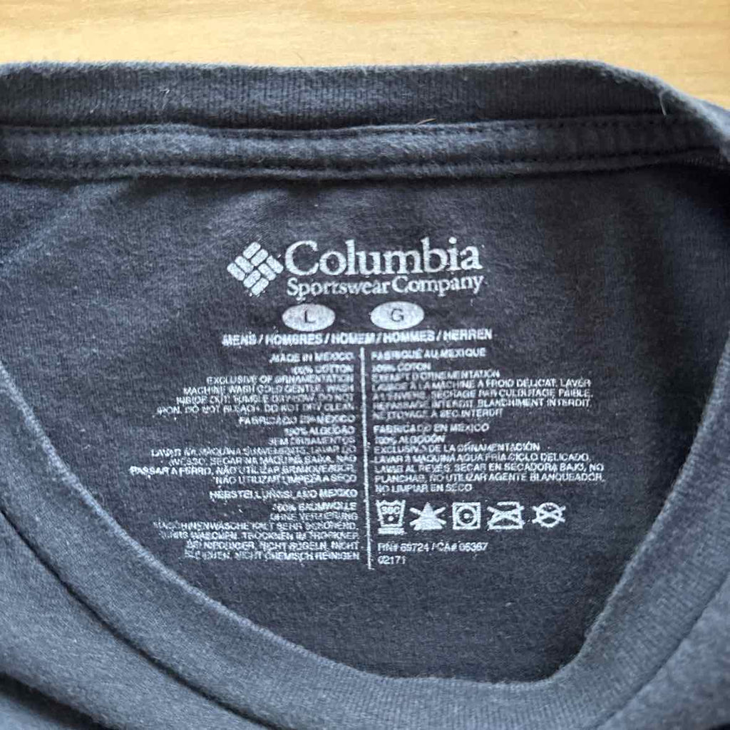 Columbia Men's Size L Black MENS T-shirt