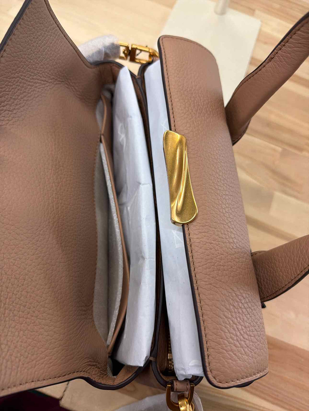 Donna Karan New York Amagansett Soft-Rolled Leather Satchel with Sculpted Magnet