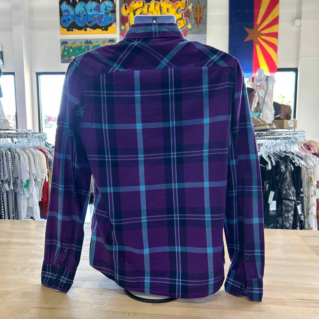 Scotch and Soda Size M Purple Preloved MENS Button Down Shirt