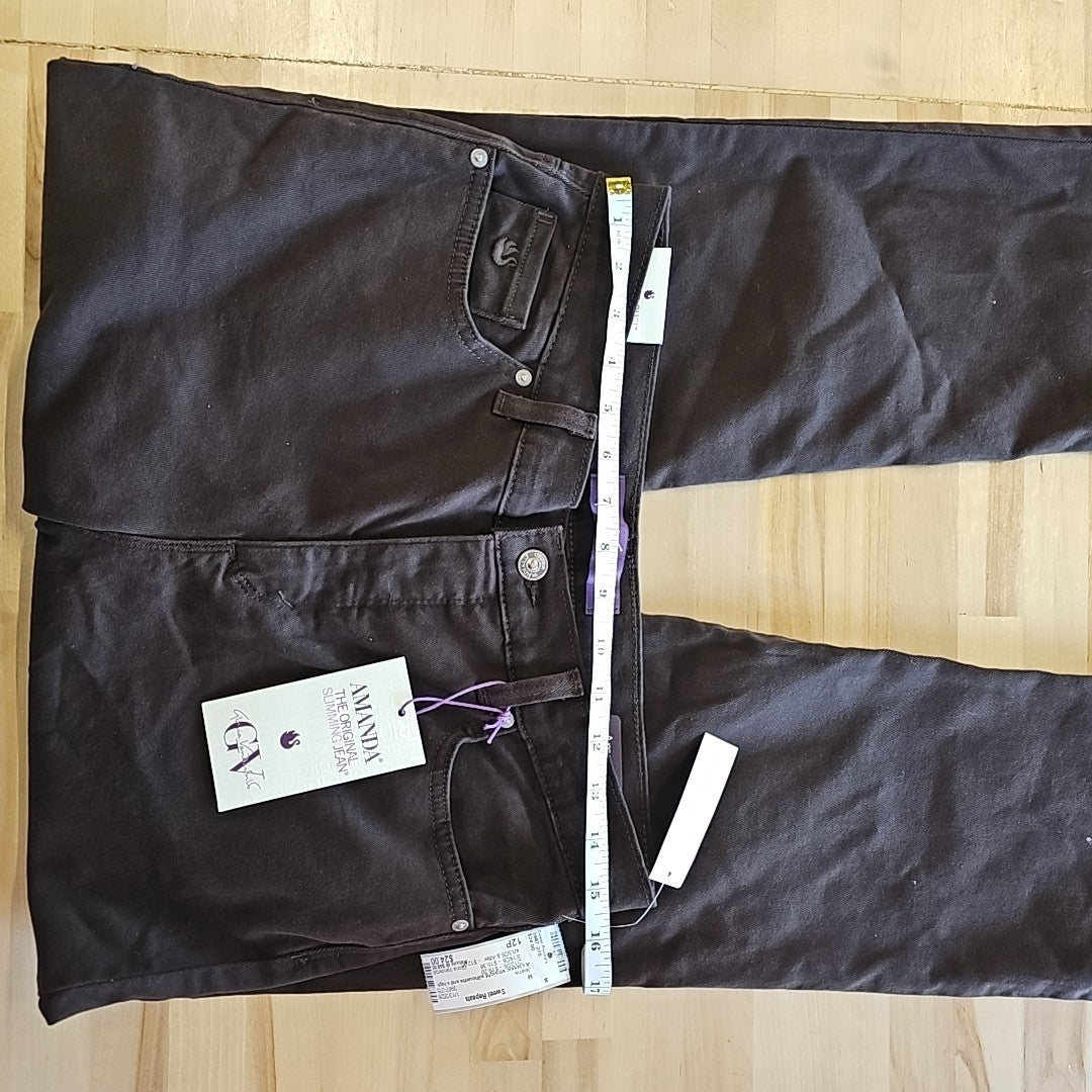 Gloria Vanderbilt Petite Amanda Straight-Leg Jean Coffee Roast