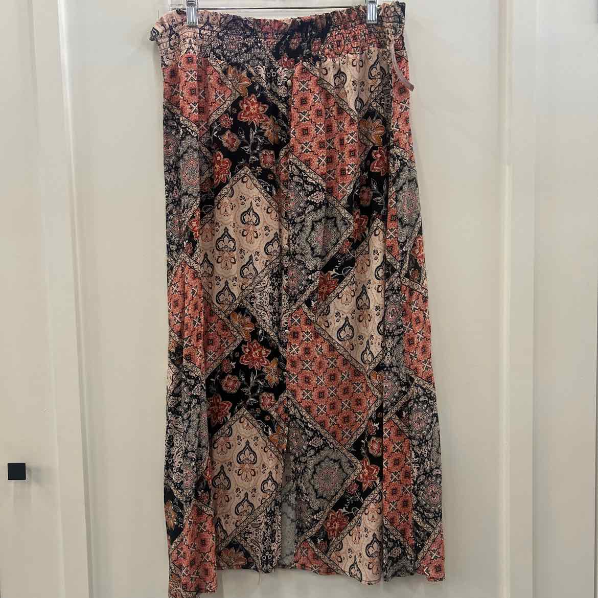 Indigo Rose Size L Multi-Color Preloved Skirt
