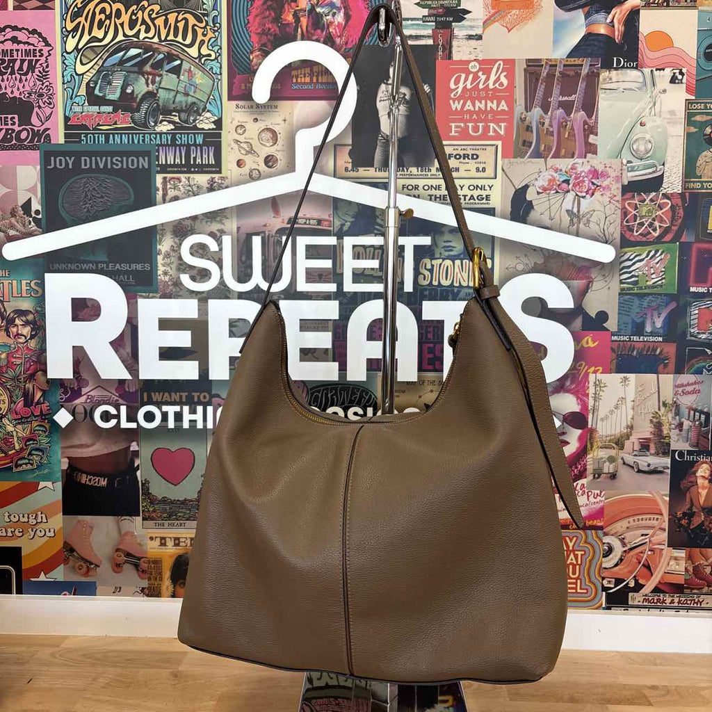 Rag & Bone Brown Pebbled Leather Preloved Handbag