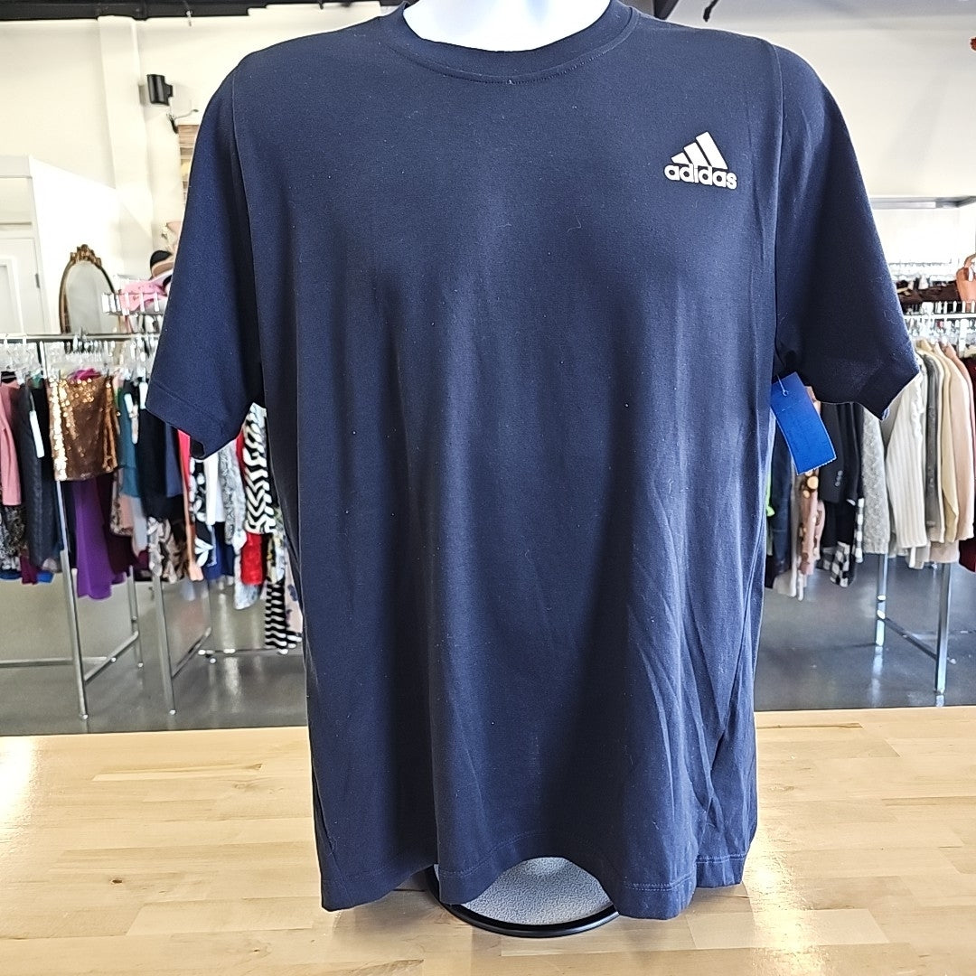 Adidas Size M Blue MENS Athletic Tee