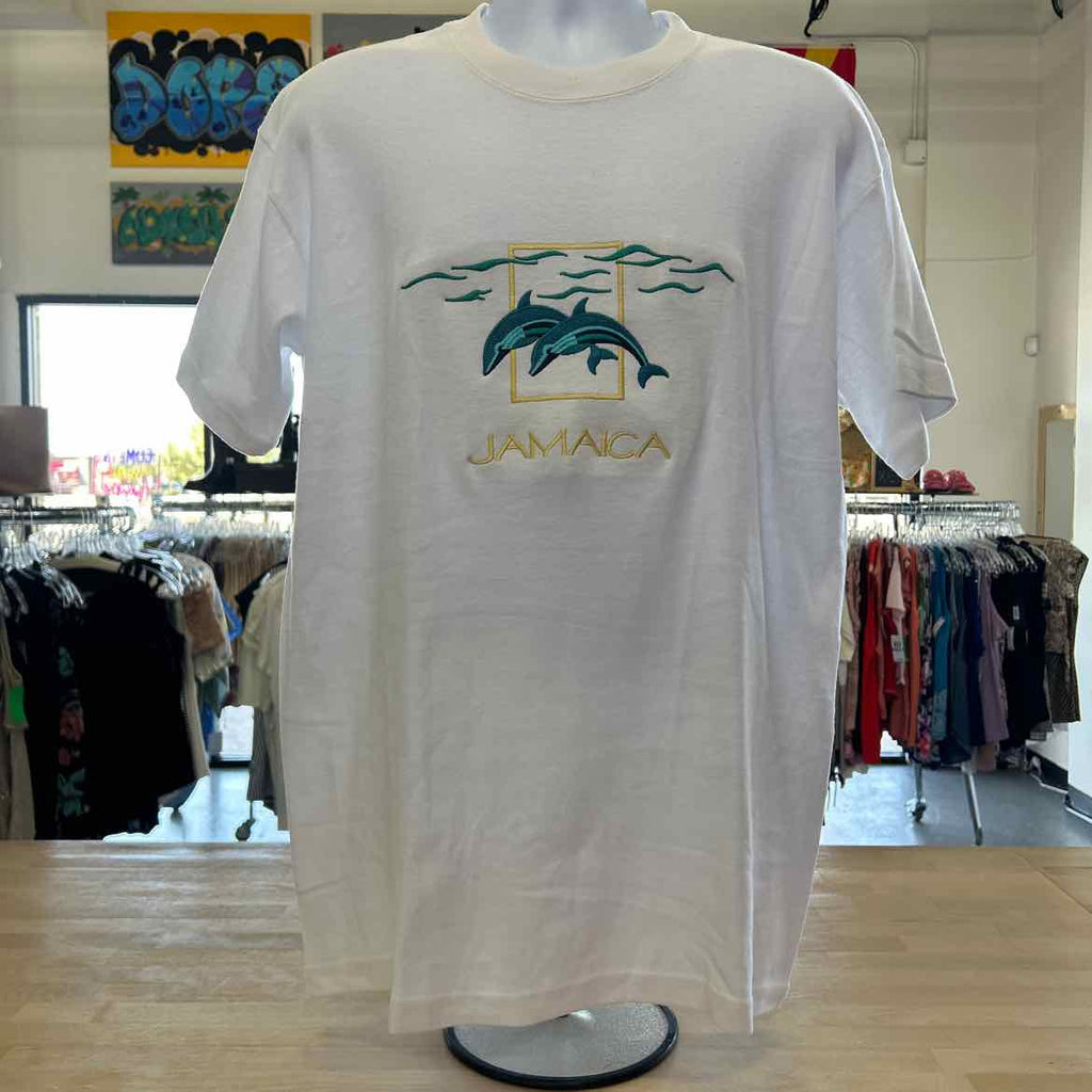Island Size XXL White Preloved MENS T-shirt