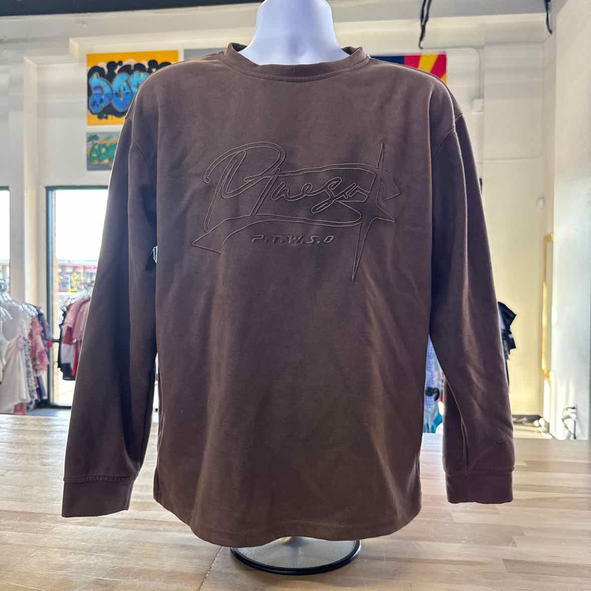 JK.Ptwso Size M Brown Preloved MENS Sweater
