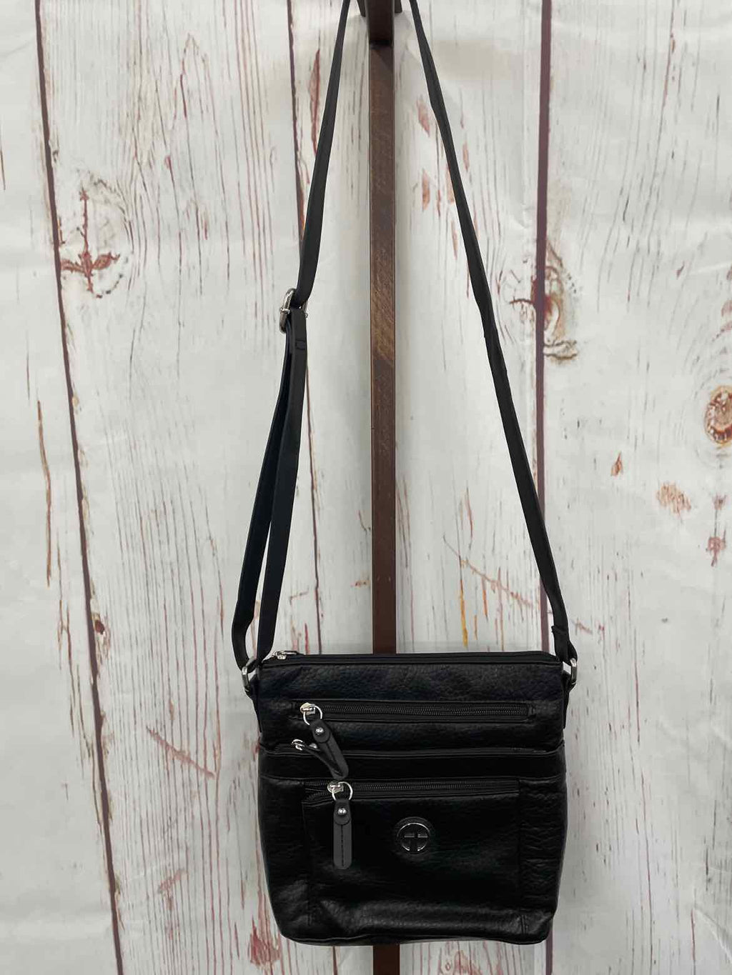Giani Bernini Pebble Crossbody BlackBlackSilver NO SIZE