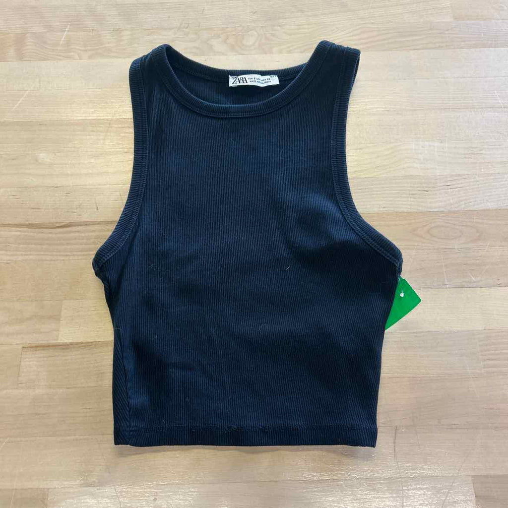 zara Size S Black Preloved Tank