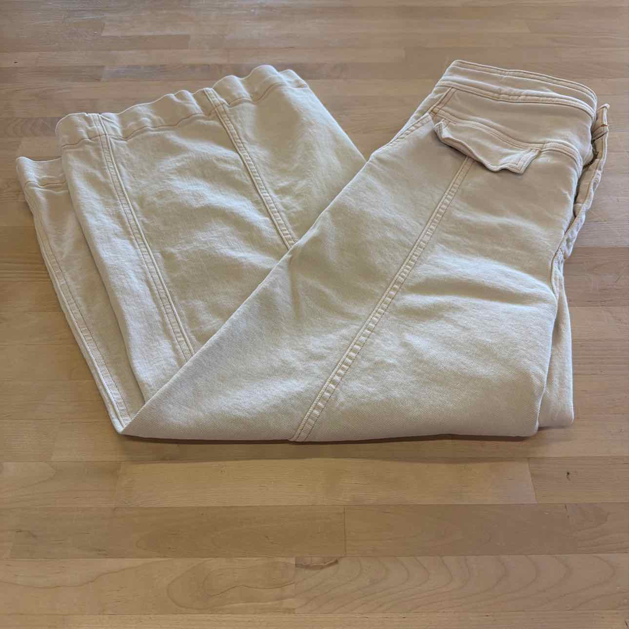 Pilcro Size 30 Cream Preloved Pants