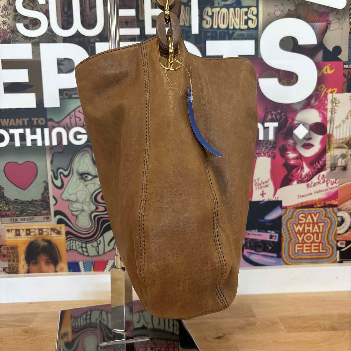 Michael Kors Tan Leather Preloved Handbag
