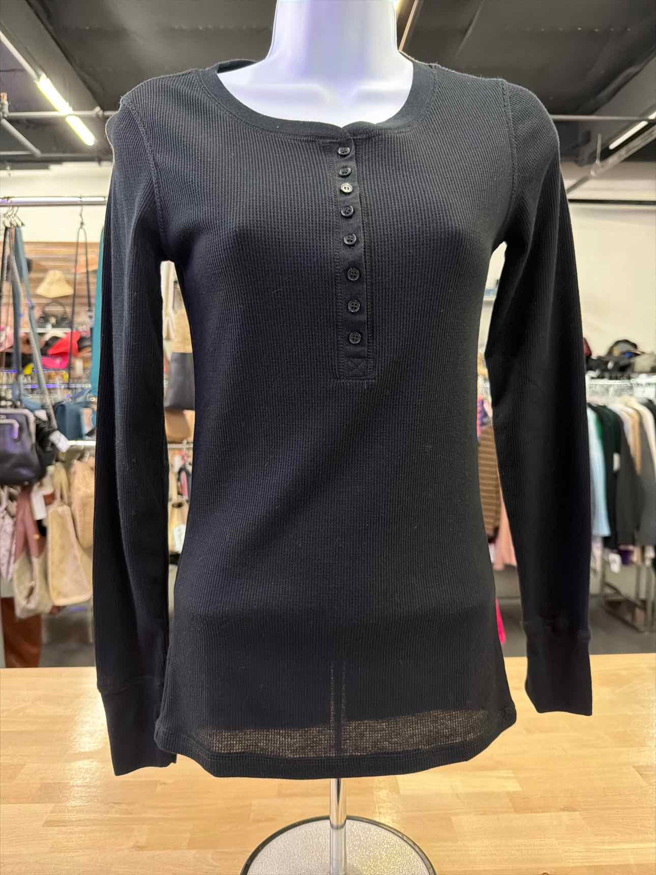 Active Basic Size S Black Long Sleeve