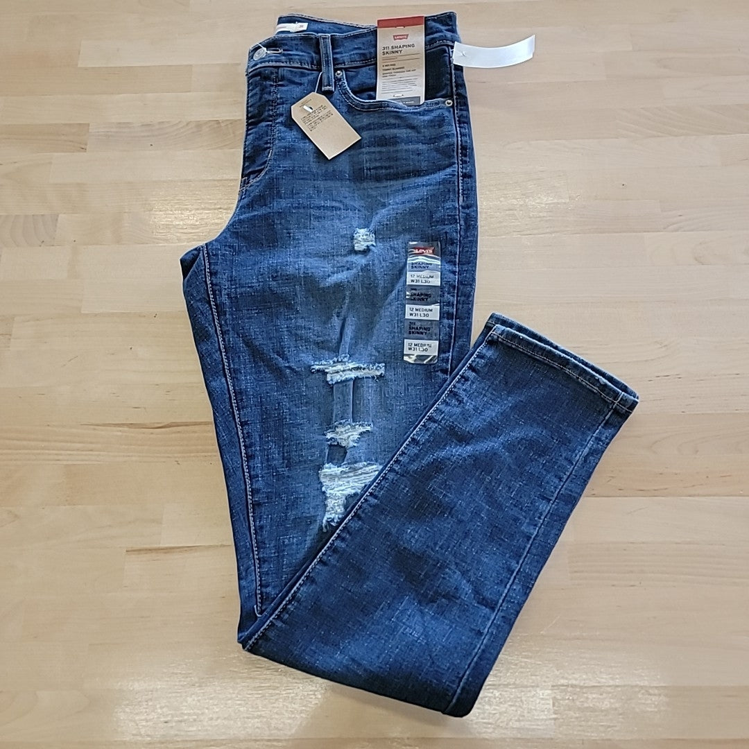 Levi's Size 31 311 Shaping Skinny Blue Jeans