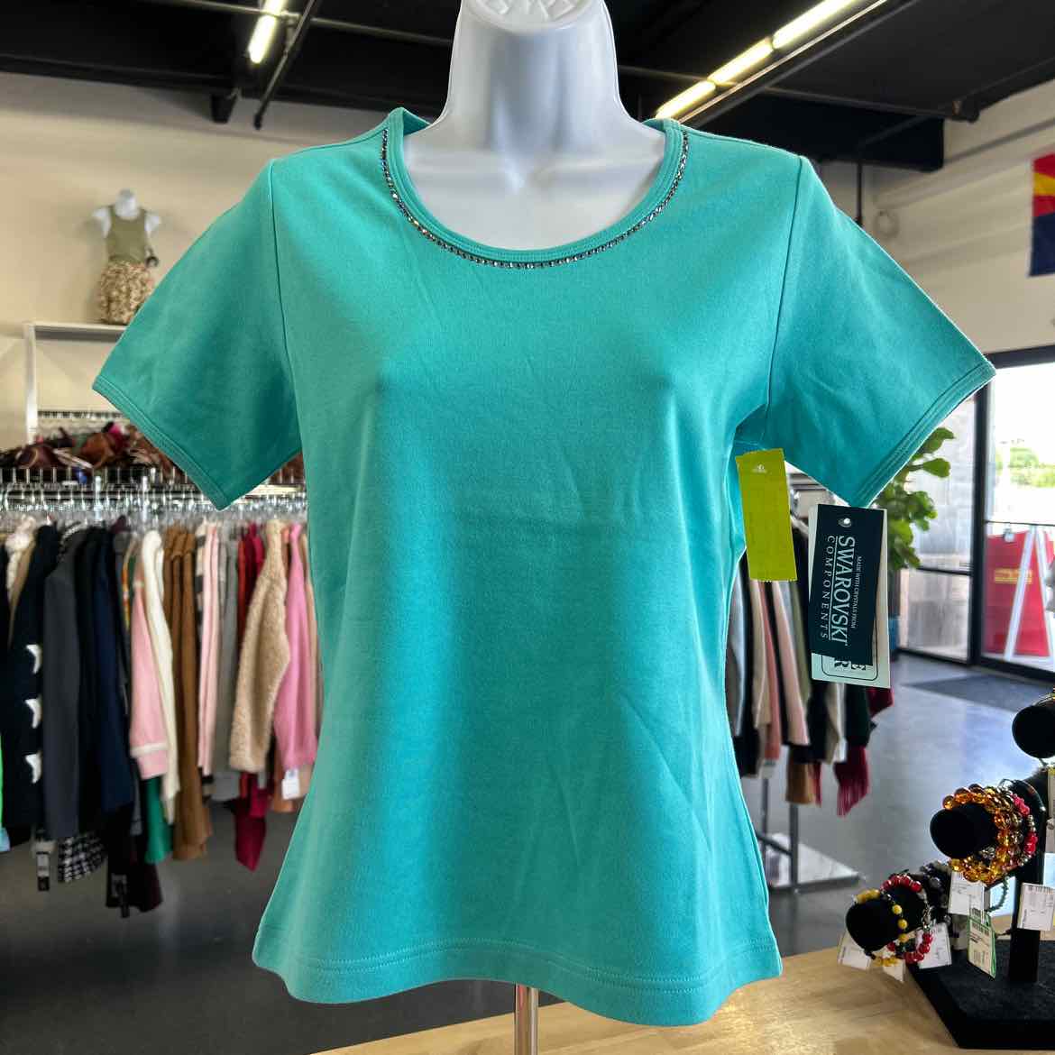 Christine Alexander Size S Blue Shirt