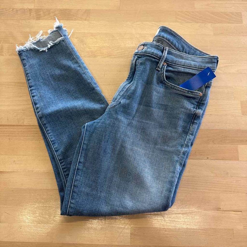 Mother Size 30 Blue Denim Preloved Jeans