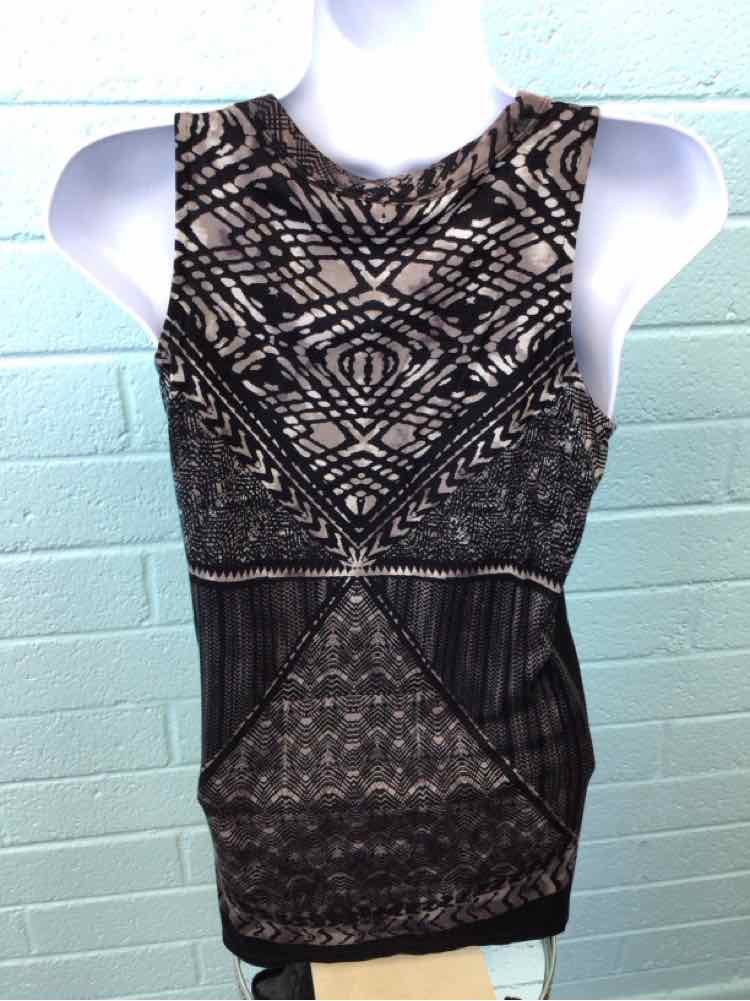 Rose & Olive Size S Black & beige Sleeveless