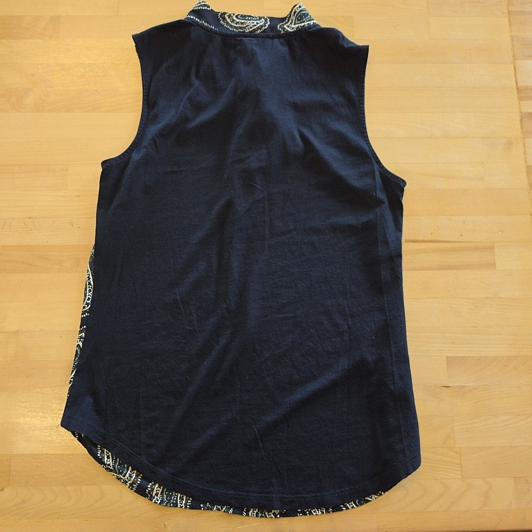 Ann Taylor Size S Blue Preloved Sleeveless