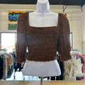 Urban Outfitter Size M Orange Preloved Blouse SS