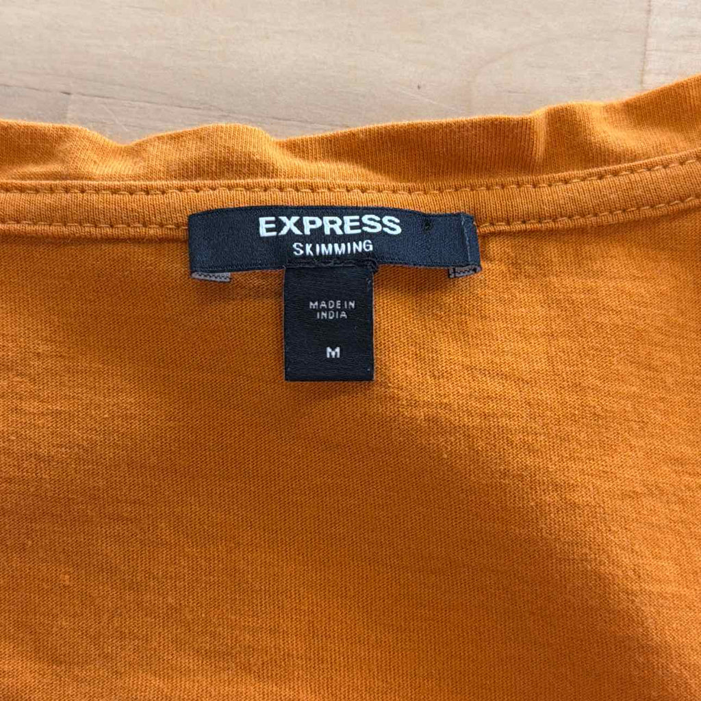 Express Size M Orange Preloved Tank