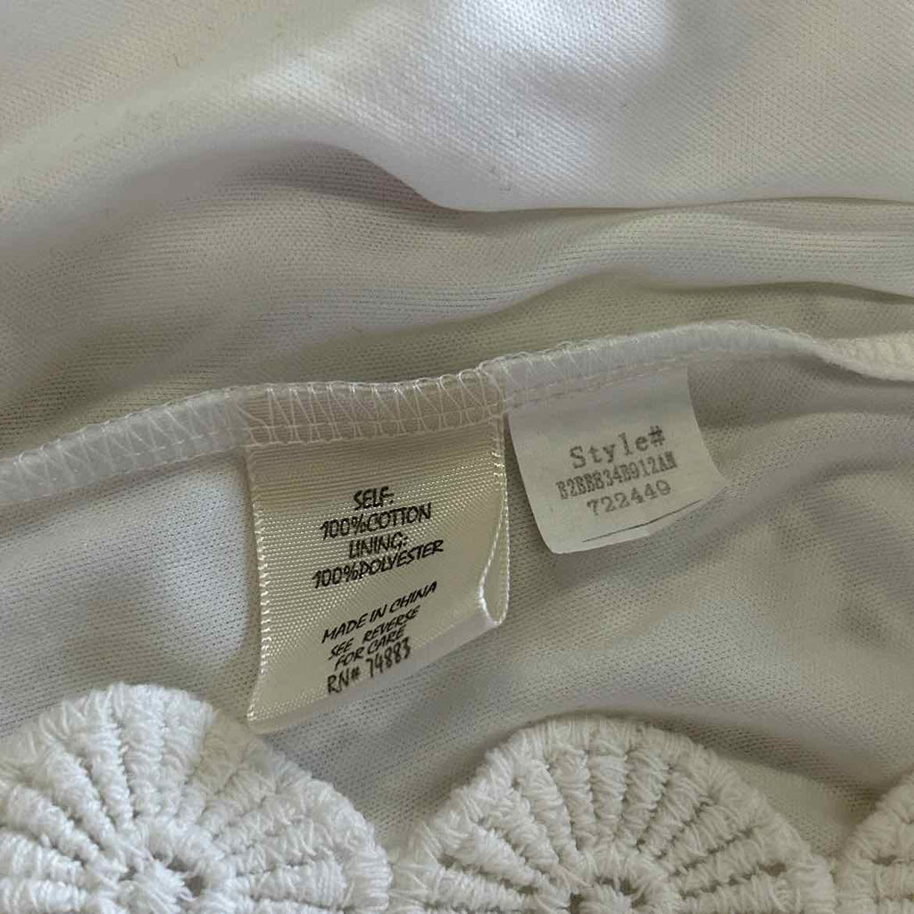 Adiva Size M White Preloved Sleeveless