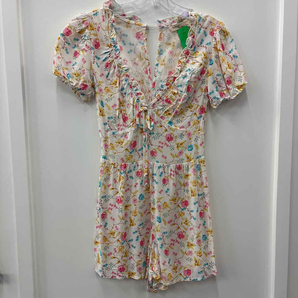BEPOP Size XS White Romper