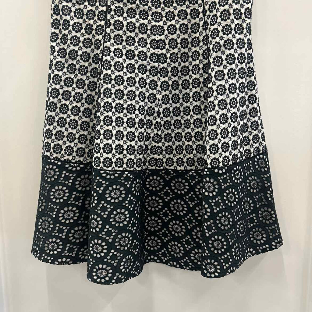 Betsey Johnson Size 12 Black White Preloved Dress