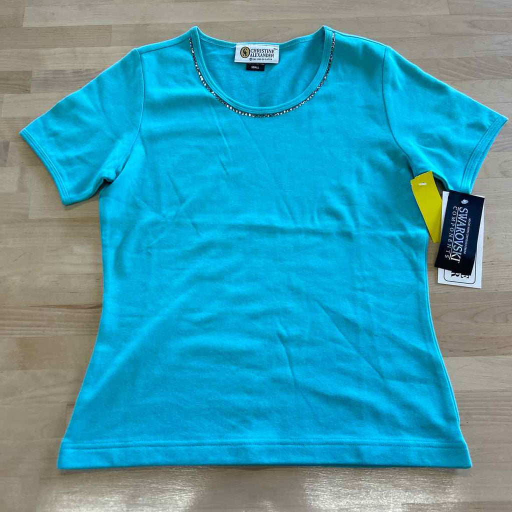 Christine Alexander Size S Blue Shirt