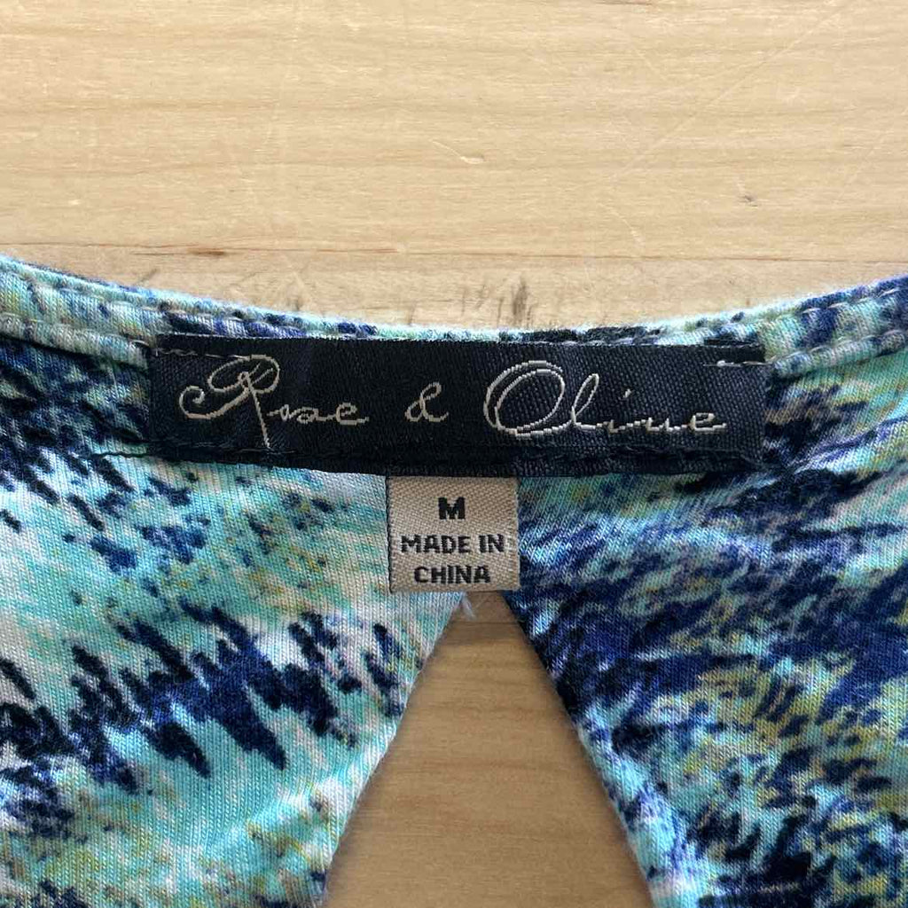 Rose & Olive Size M Blue green Preloved Sleeveless