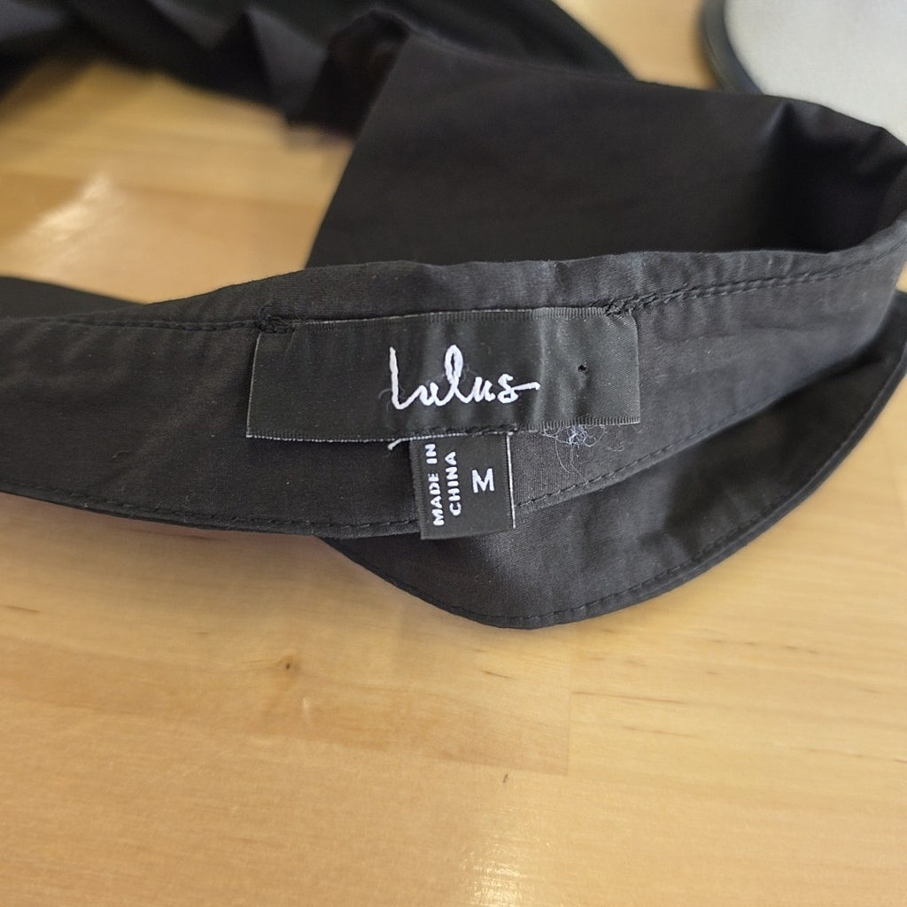 Lulus Size M Black Preloved Sleeveless