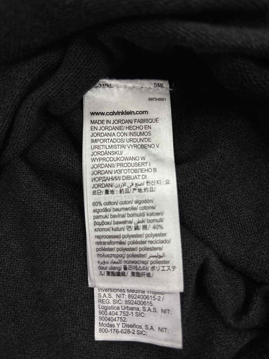 Calvin Klein Size S Black NWOT MENS Sweater