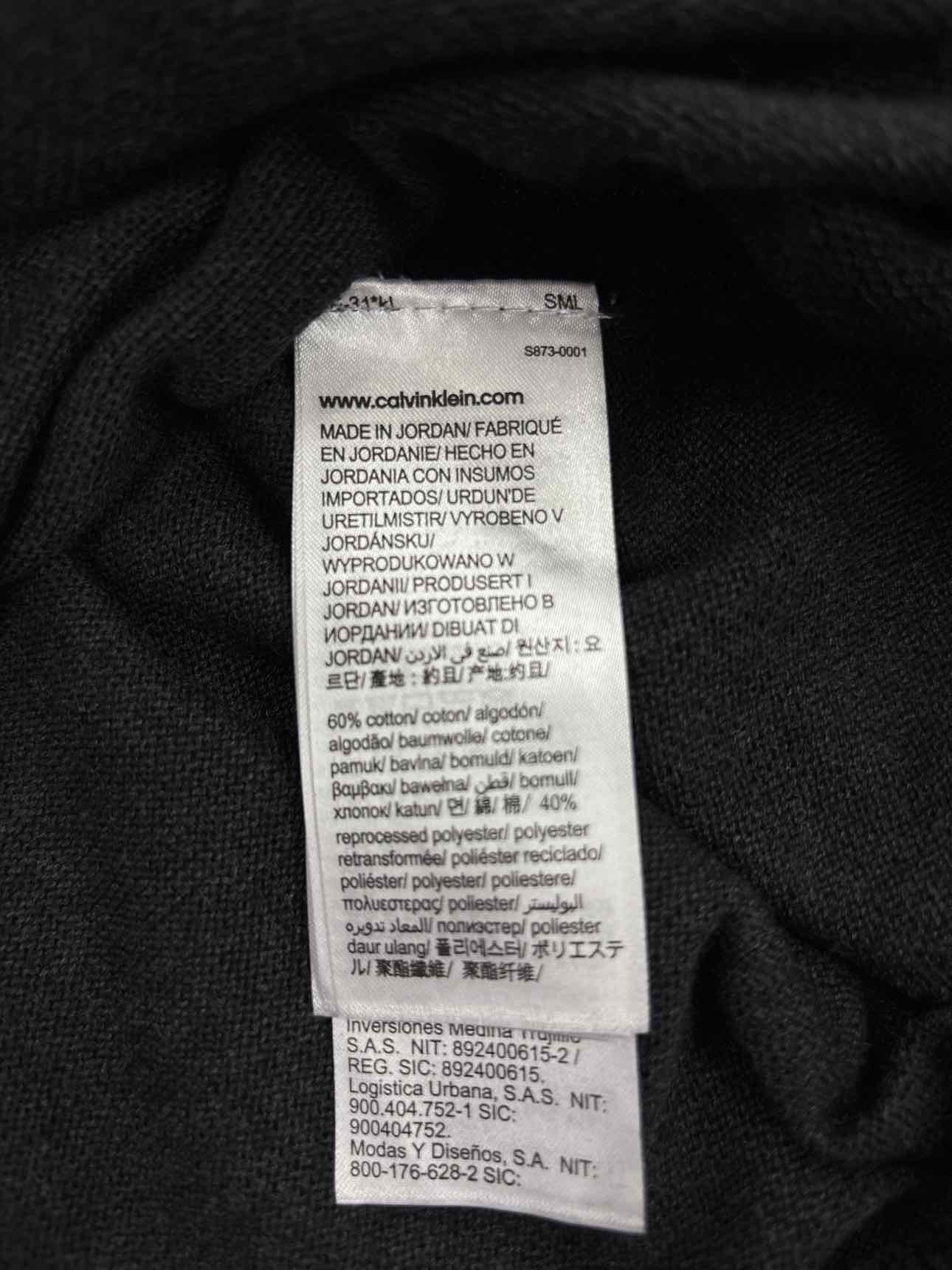 Calvin Klein Size S Black NWOT MENS Sweater