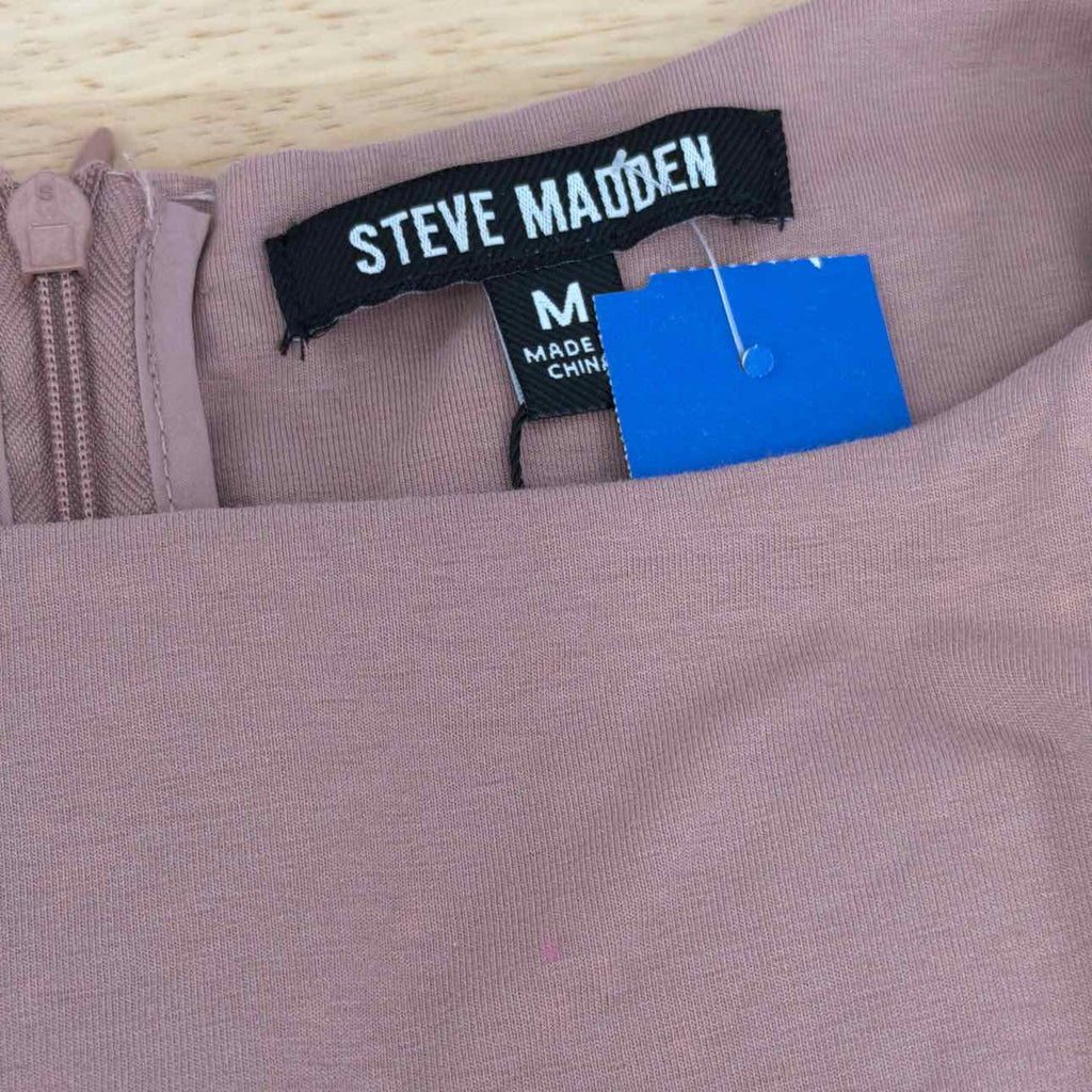 Steve Madden Size M Avielle Long-Sleeve Peplum Top
