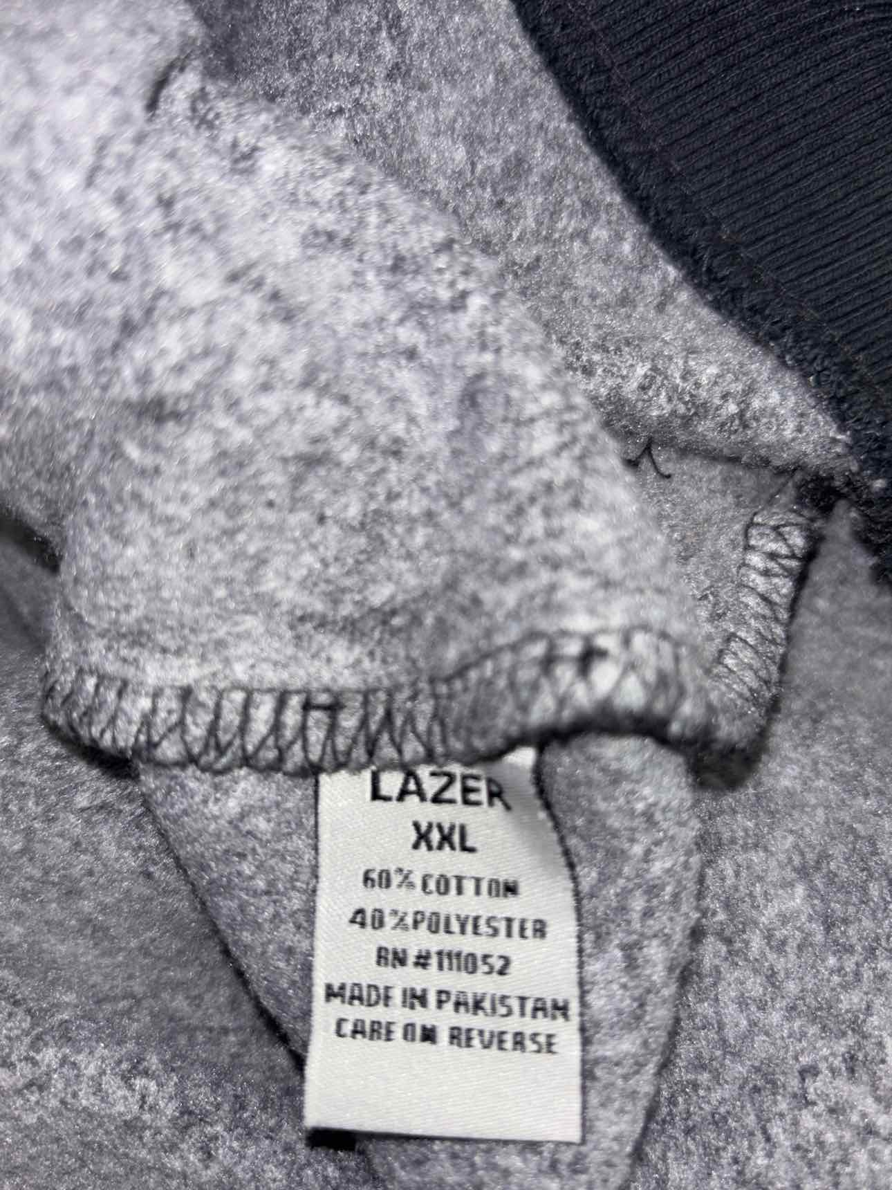Lazer Size XXL Black Hoodie