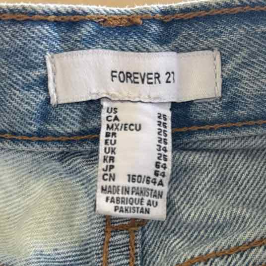 Forever 21 Size 25 Denim Shorts