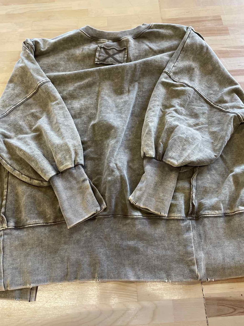 Zenana Size S/M Green Sweatshirt