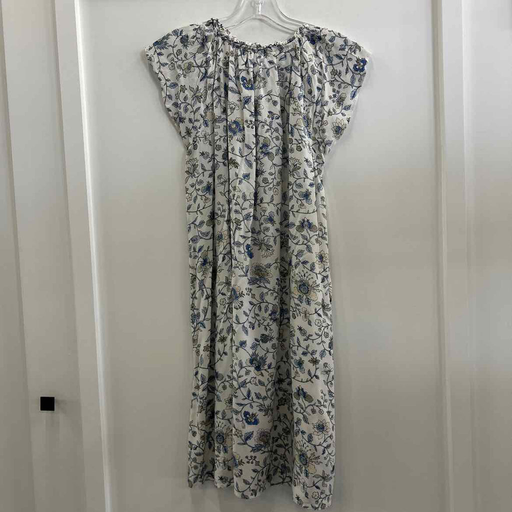 Loft Size S White Blue Preloved Dress