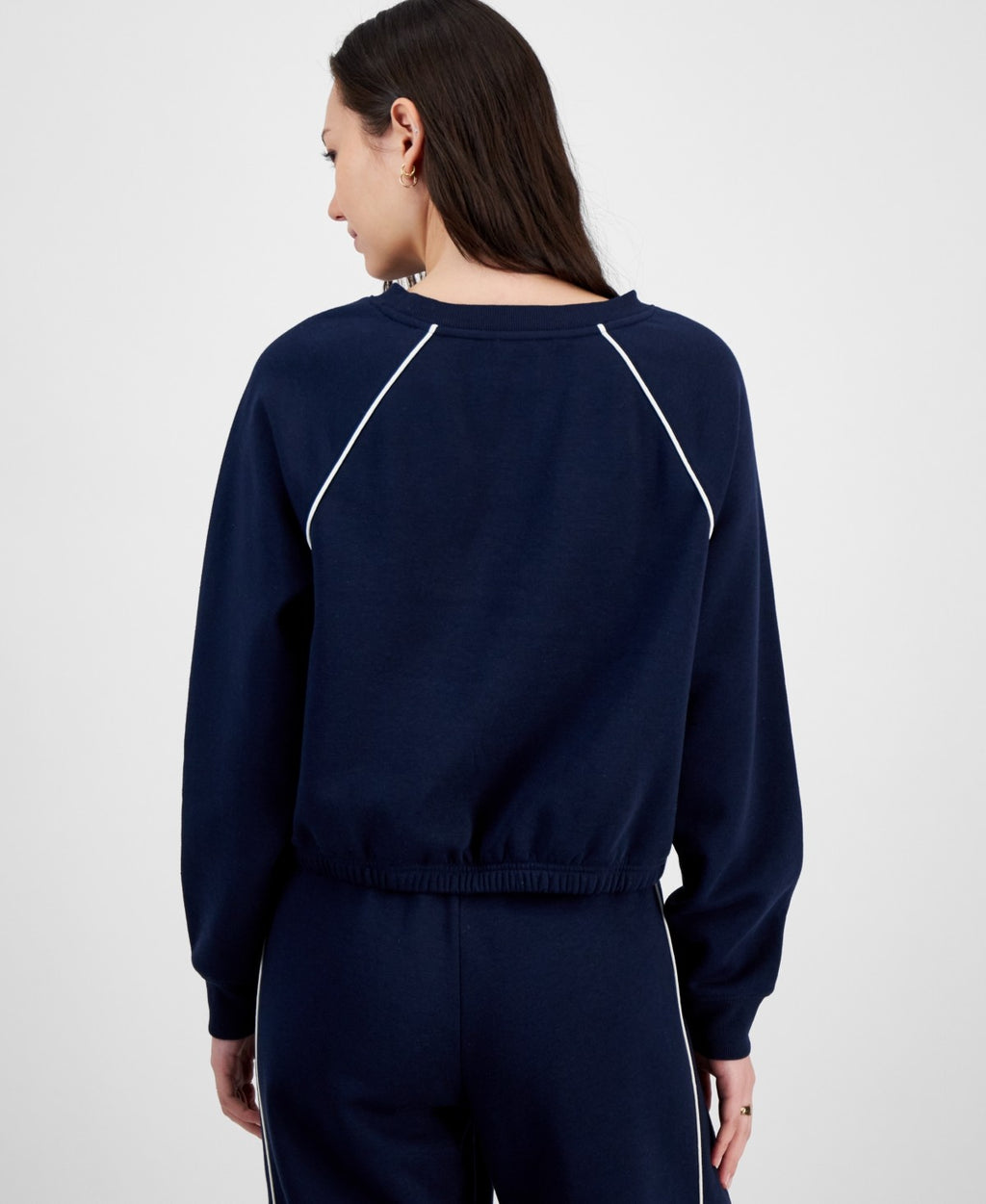 hippie rose Size XS Varsity Fleece Crewneck - Navy Social Club