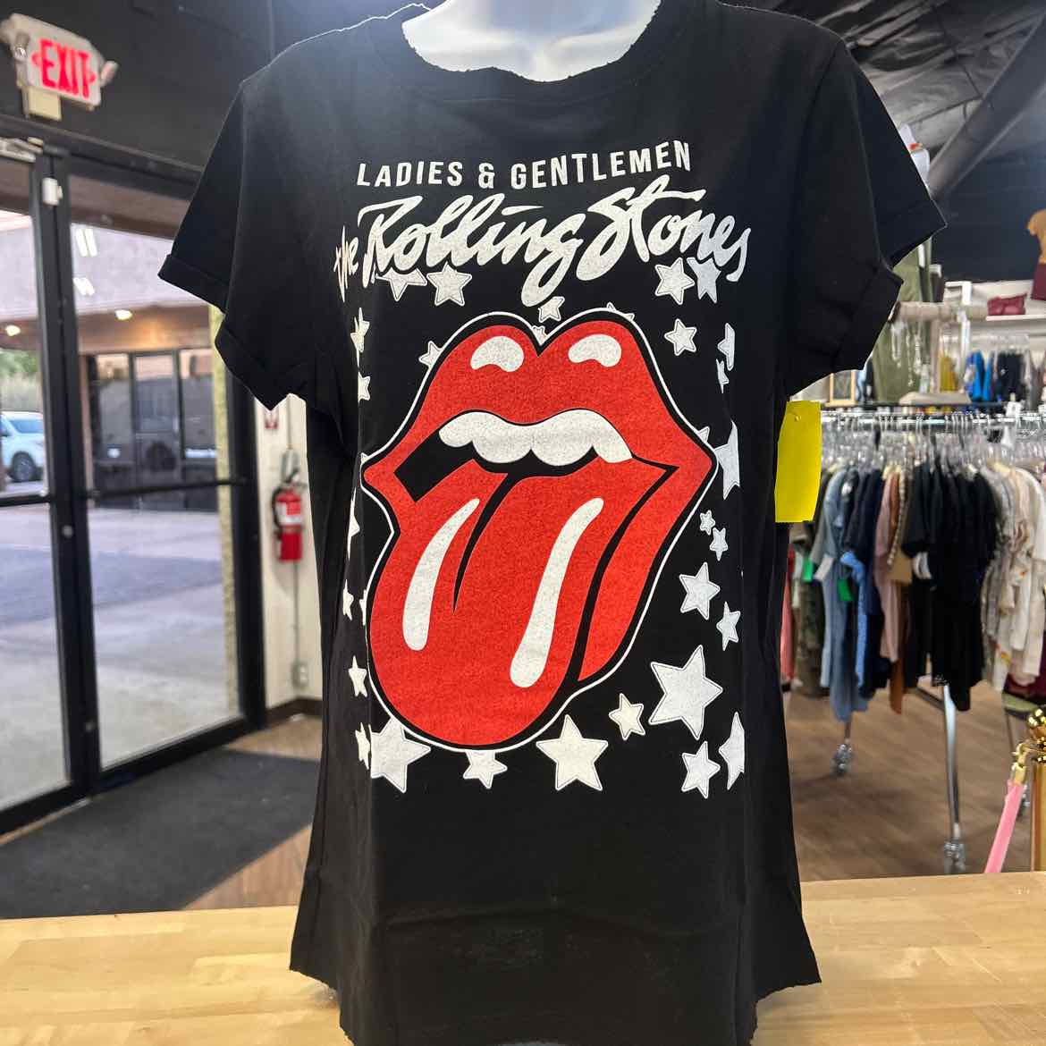 Recycled Karma Size S Black New T-Shirt SS