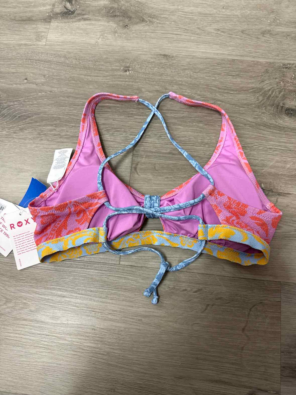 Roxy Size M Tapestry Patchwork Convertible Bralette