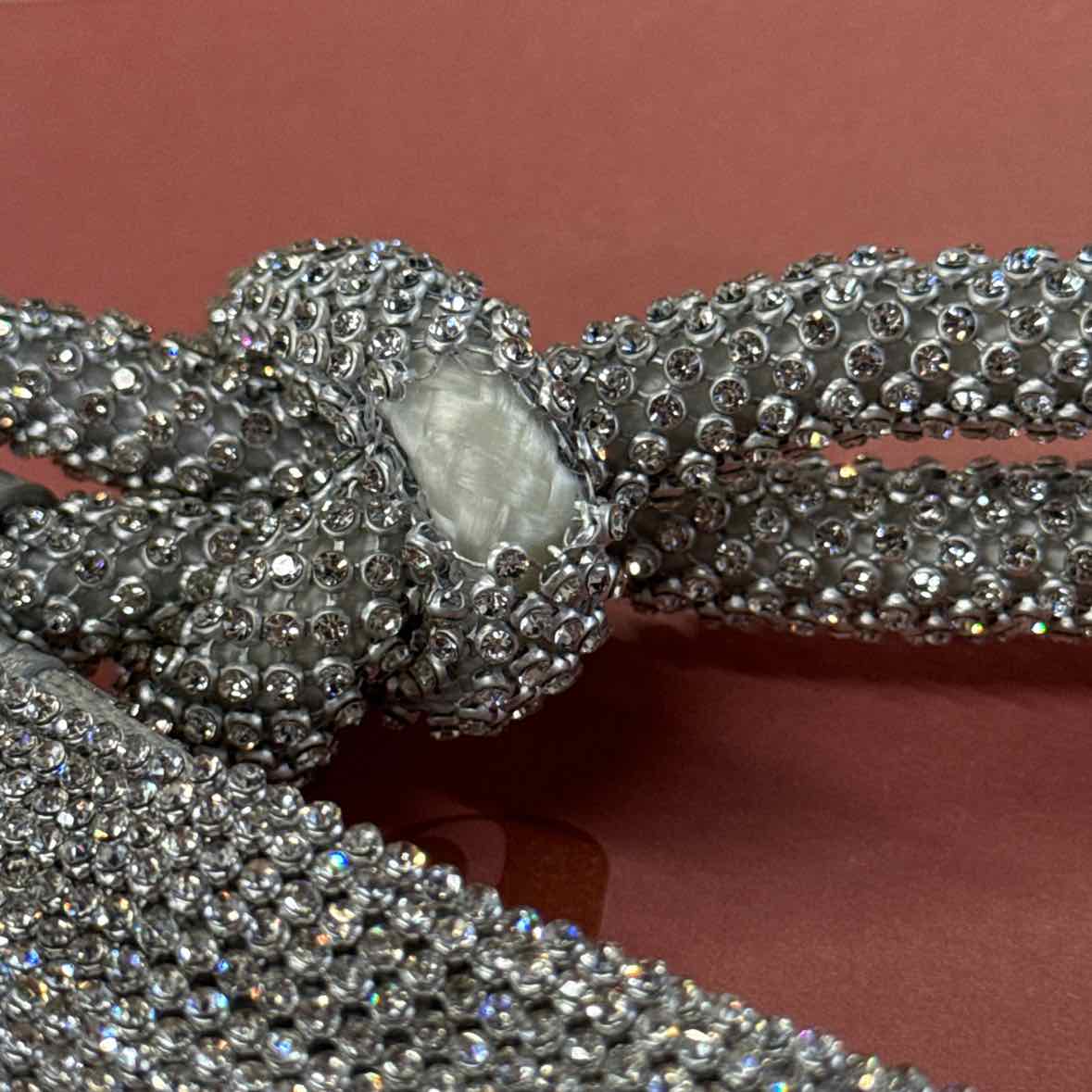 Cult Gaia Hera Nano Rhinestone Shoulder Bag