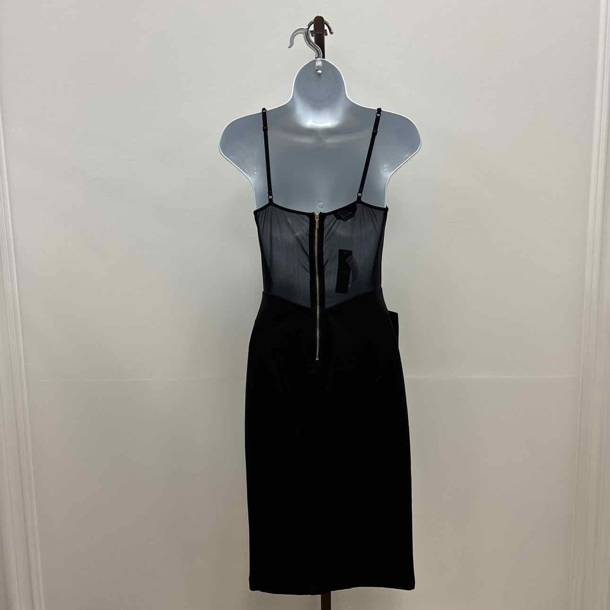 Bebe Size XS Black Mesh New Dress